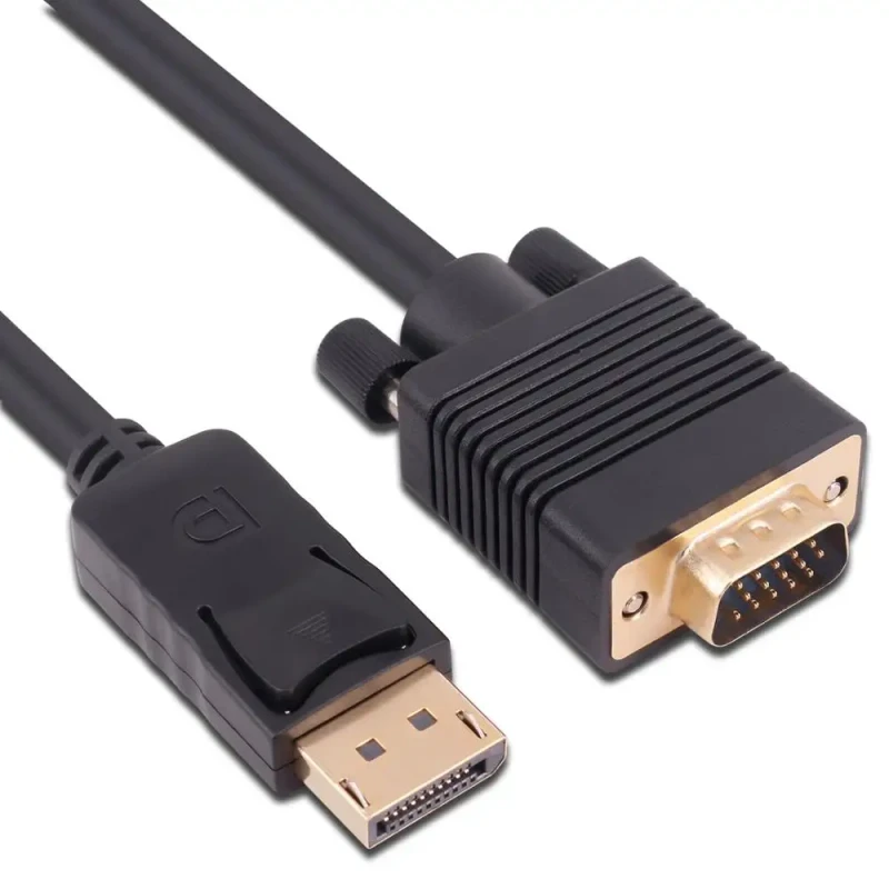 DP-to-VGA-Cable-1920-x-1200-AT-60-Hz-1080P-Full-HD-resolution