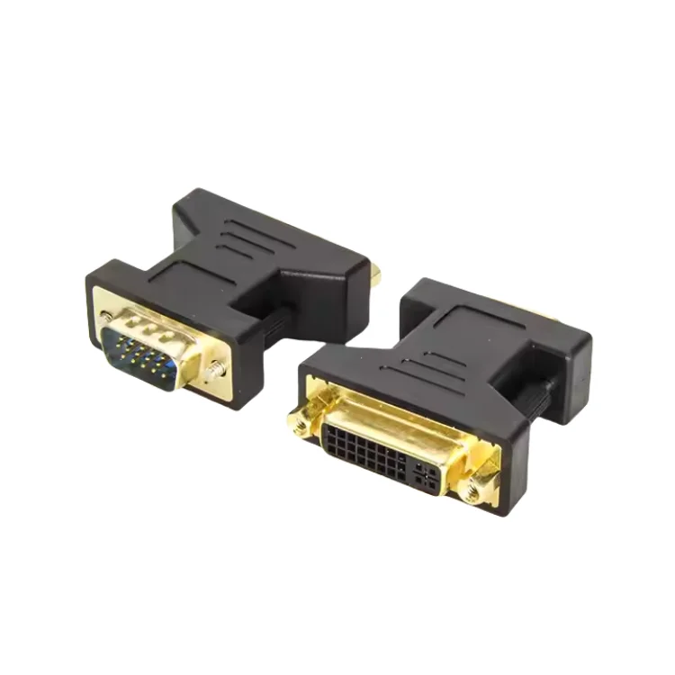 DVI-I-245-Port-Converter-Female-VGA-Male-RCA-Adapter-PVC-Braid-Audio-Video-Cable-for-Computer-Home-Theater-DVD-Player-Monitor