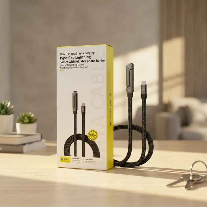 Data-Cables-Safe-Fashion-Gadgets-Electronic-Super-Strong-DIY-Type-C-Standard-Desk-Fast-Charging-Cable