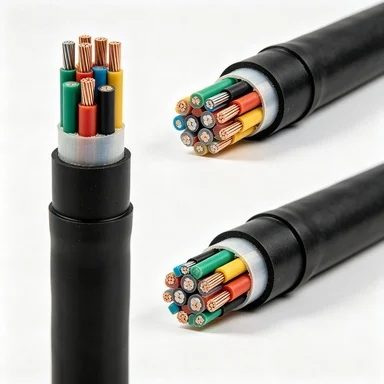 DeXin-Copper-RVVP-Shielded-Cable-2-3-4-5-12-Core-ZC-RVVP-Industrial-Instrumentation-2570-PVC-0.3mm-0.5mm
