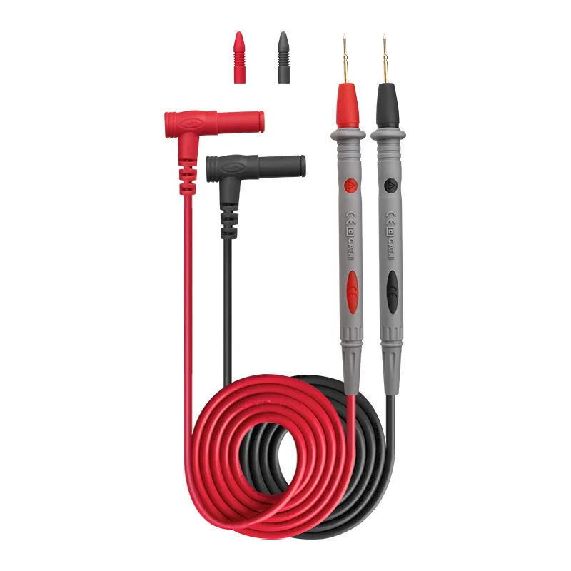 Digital-Multimeter-Test-Lead-20A-Gold-Plated-Tip-1000V-Silicon-Rubber-Wire-Retardant-Gilded-Instrumentation-Cable