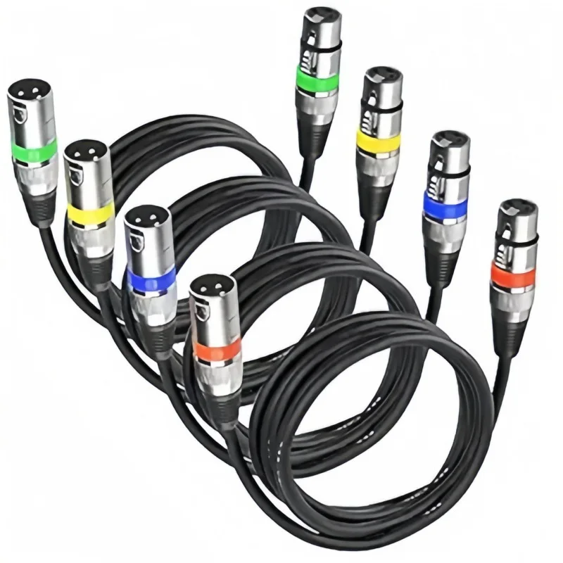 Digital-Shielded-Audio-Cable-Oxygen-free-Copper-Conductor-Factory-customized-XLR-Male-to-female-Cable-for-Audio-Mixers