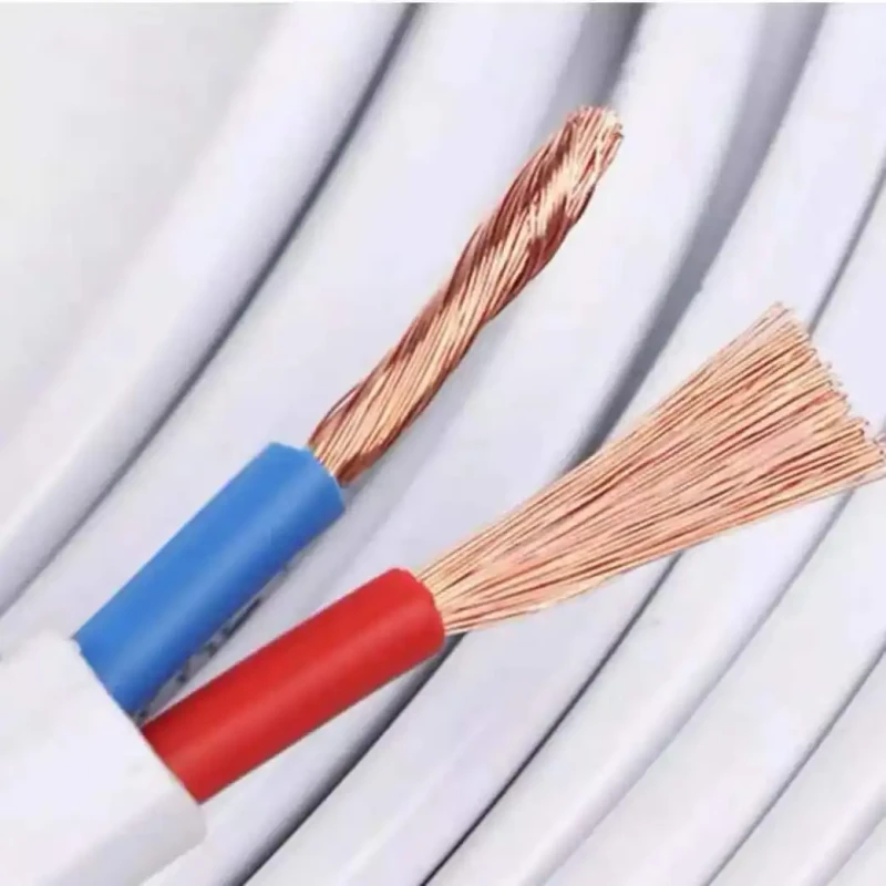 Double-layer-PVC-insulated-Flat-sheathed-Flexible-Copper-core-Cable-RVVB-2-4-6-Mm-Low-loss-for-Building-Wiring