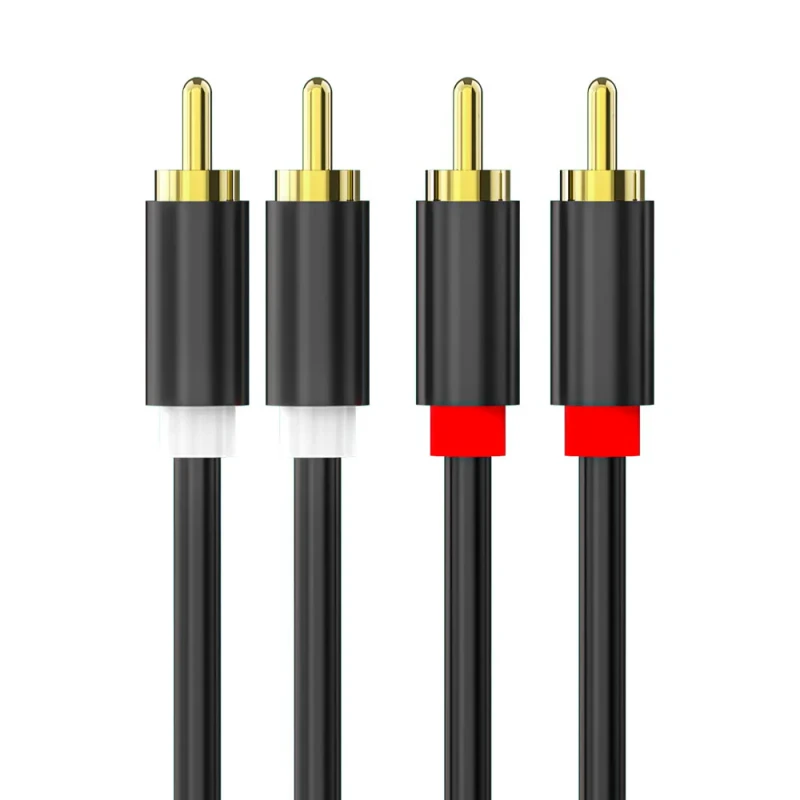 Dual-RCA-Male-to-Male-Audio-Cable-2RCA-Stereo-Interconnect-Cord-Shielded-Low-Noise-for-Professional-Audio