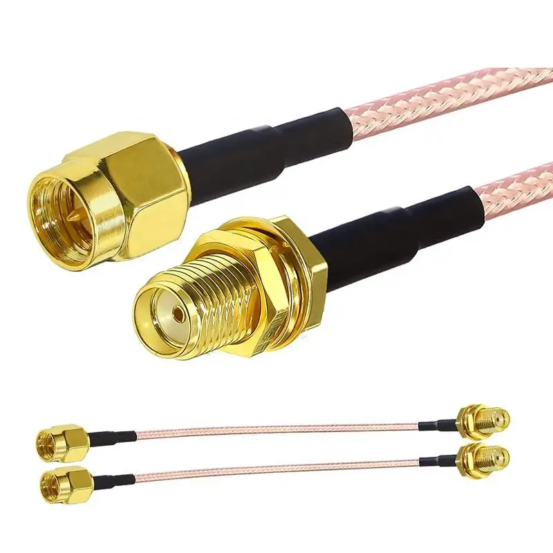 Durable-Reliable-Low-Loss-SMA-Male-to-SMA-Female-RG316-Pigtail-Coaxial-Cable-for-Antenna-Communication-Systems