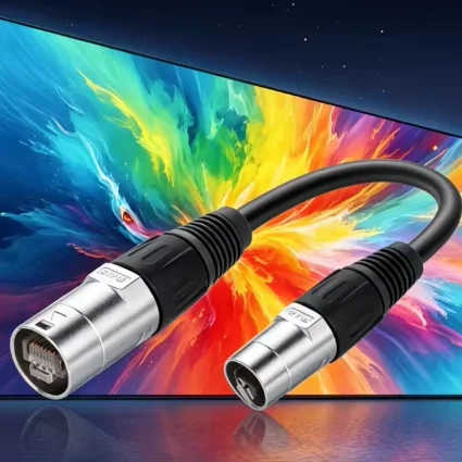 ETHERCON-XLR-Male-Male-Professional-Audio-Video-Ethernet-RJ45-Cat5e-Cat6-PVC-Braid-4K-Cable-for-Computer-Speaker