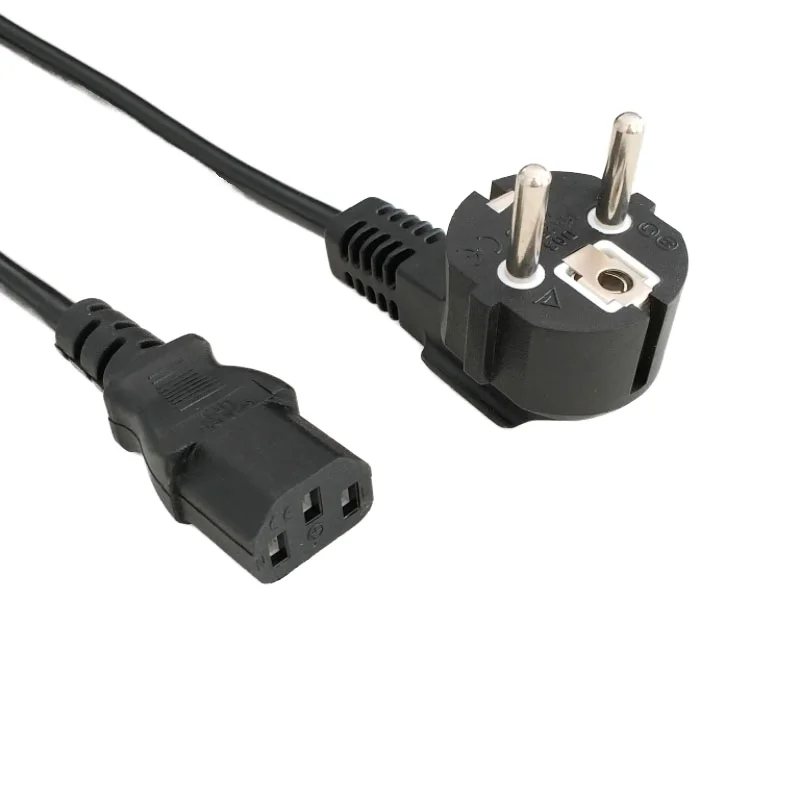 EU-1m-220V-10A-High-Amp-Power-Plug-Cord-3-Pin-Cable-Wire-Computer-Extension-Cord-Reel-AC-Male-End