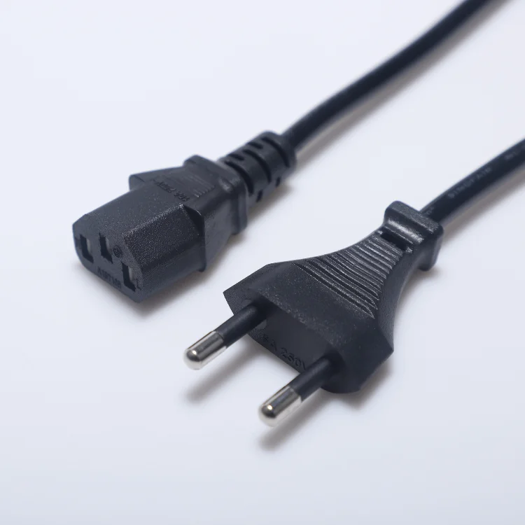 EU-2pin-Thailand-SJTW-IP11-Power-Cords-1m-1.2m-1.5m-1.8m-Customizable-AC-Extension-Cable-for-Laptop-Desktop-PC-Home-Appliance