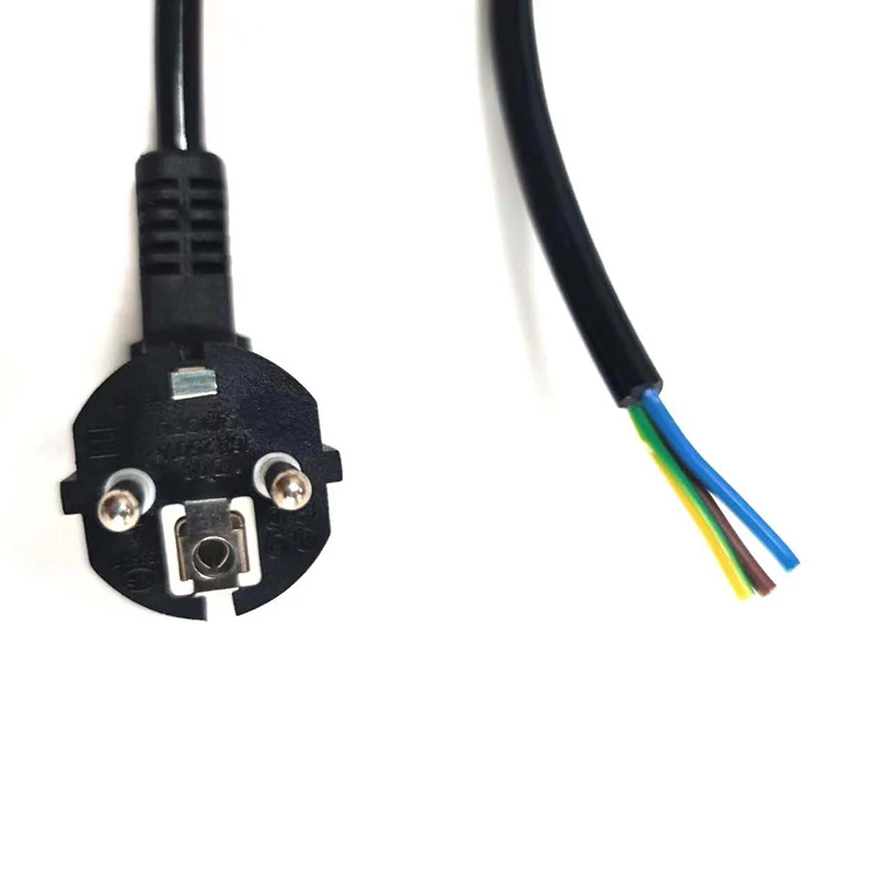 EU-Standard-3G0.75mm-Pure-Copper-VDE-Power-Cord-IEC-1.5-1.8-3-5m-European-Connection-Line-EU-Plug-Power-Cords-Extension-Cords