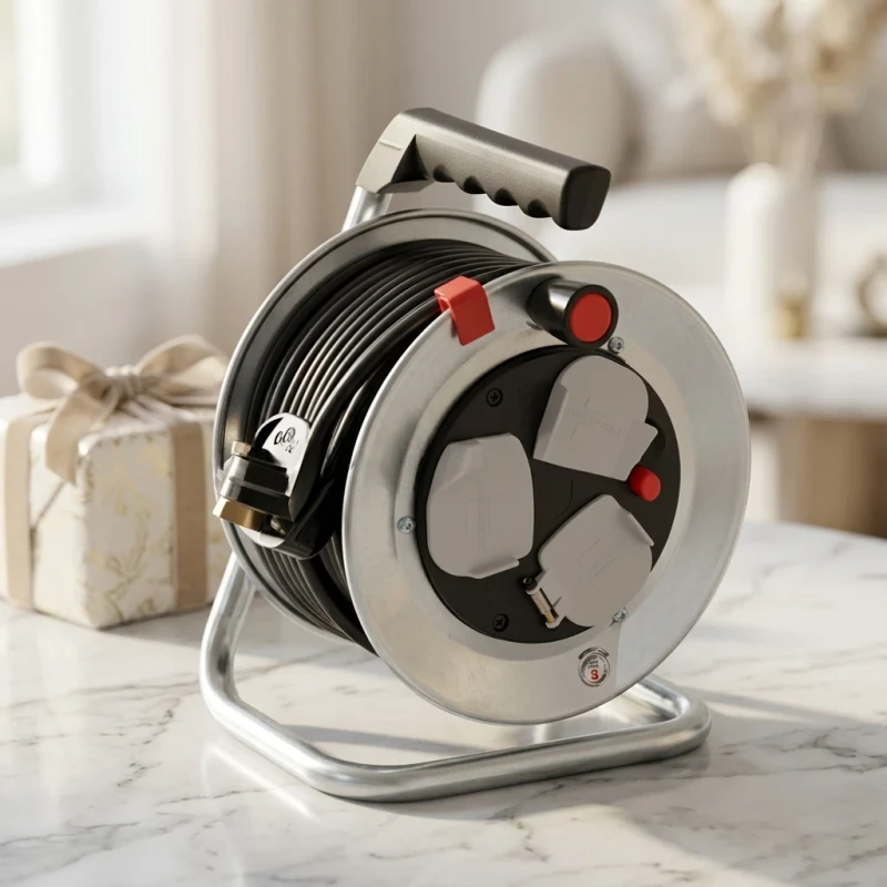 Electric-Cable-Reel-Outlet-Power-Cord-Cable-Stand-4-Socket-Outlet-Mickey-Mouse-Copper-Power-Cord-Extension-Small-Retractable