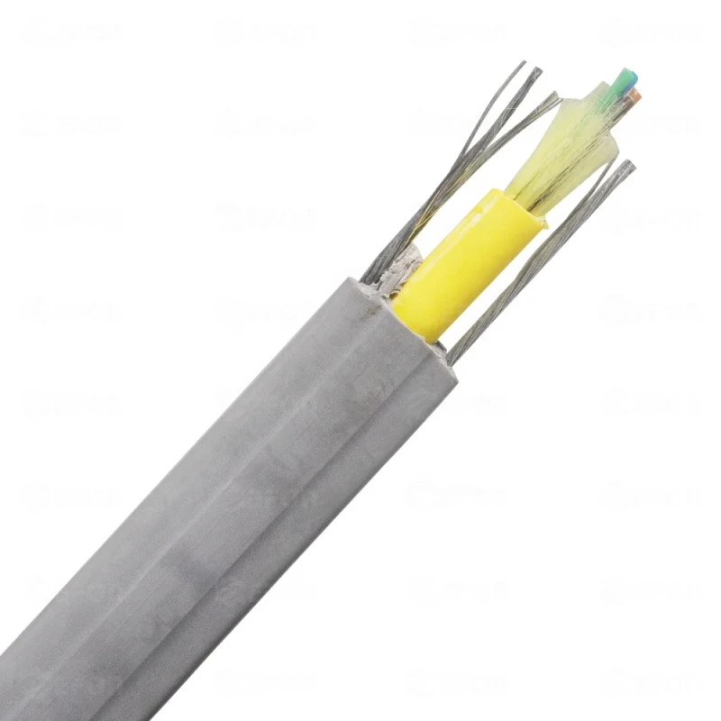 Elevator-Travelling-Cable-1-2-4-Fiber-Optical-Cable-With-Two-CCTV-Steel-Wire