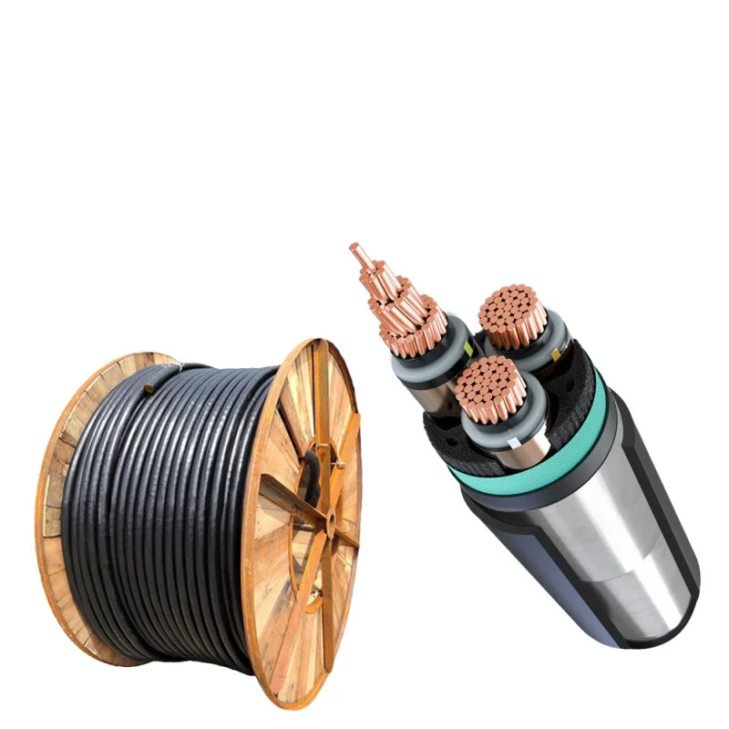 Engineering-High-Voltage-Cable-XLPE-Insulation-PVC-Sheath-Copper-Conductor-Bare-Copper-Steel-Tape-Steel-Wire-Armor-Cable