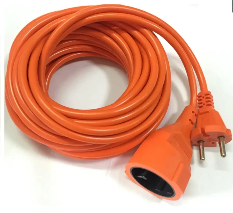 European-Power-Cord-2pin-Plug-Extension-Cable-Electrical-Cord-German-Power-Cord