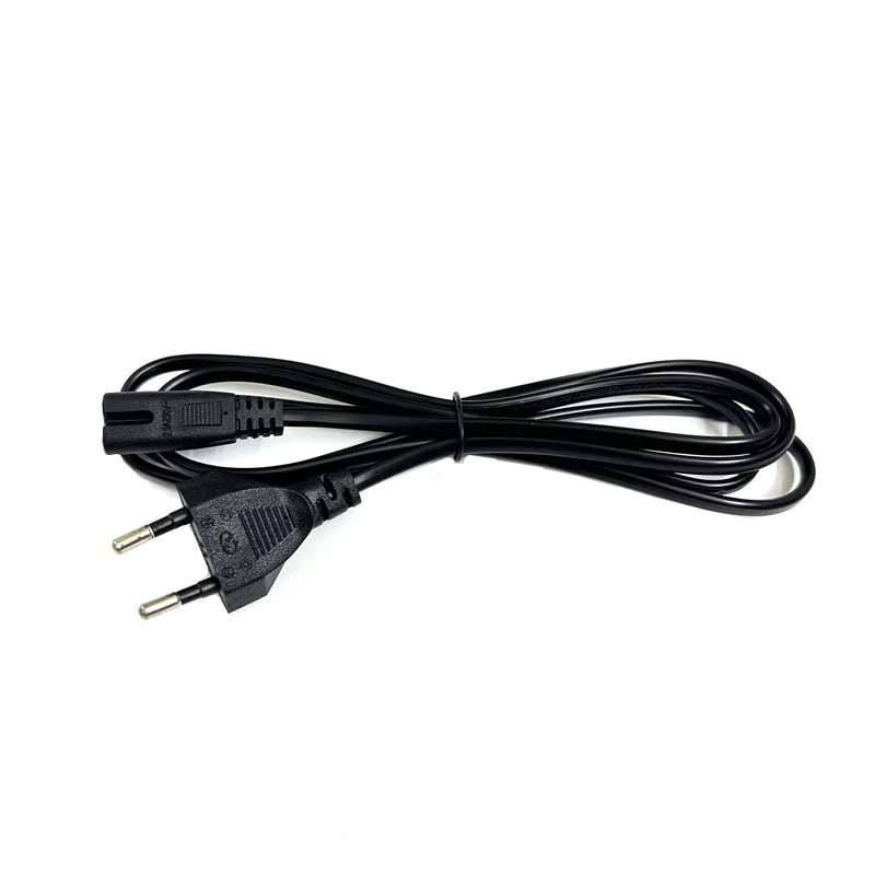 European-Standard-Eight-Character-Audio-Printer-AC-Extension-Cords-German-Style-Two-Round-Adapter-Table-Lamp-C7-End-IEC-Female