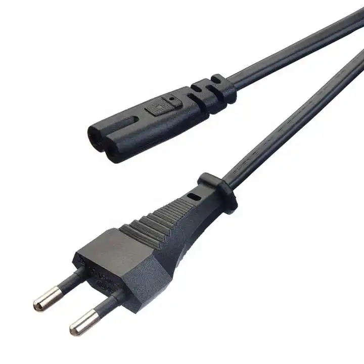 European-VDE-2-Prong-Pin-2.5A-Waterproof-Plug-Black-Power-Cord-Extension-Cords-2.5A-Capacity-IEC-Female-for-Electrical-Kettle