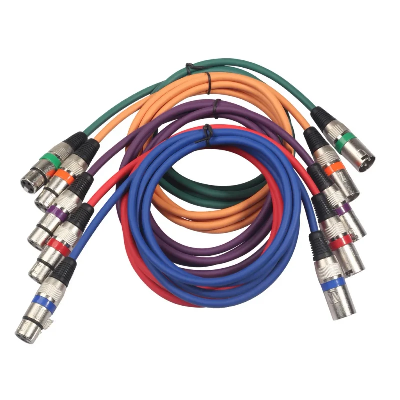 Extension-Cannon-Microphone-Cable-Audio-Cable-Xlr-Three-Core-Balanced-DMX-Stage-Control-Cable-Audio-Line