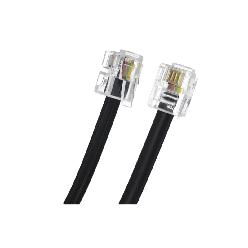 Extension-Cord-6P4C-Flat-Line-Wire-RJ11-Line-Wire-4-Core-Telephone-Patch-Cord-Cable-RJ11-Telephone-Wire