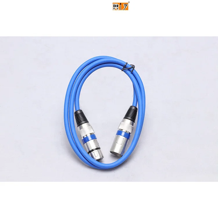 F1M1-1-XLR-Male-to-Single-XLR-Female-Y-Splitter-Cable-Foil-Braided-Shielded-Cable-for-Microphone-Mixer-Amplifier