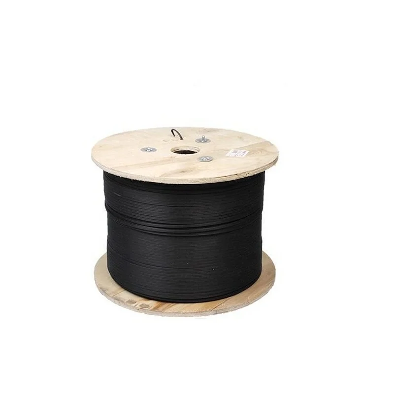 FTTH-Drop-Cable-De-1-Hilo-Fibra-Optica-Roll-1-Core-2-Core-4-Core-G652D-G657A1-1km-2km-Optic-Fiber-Drop-Cable