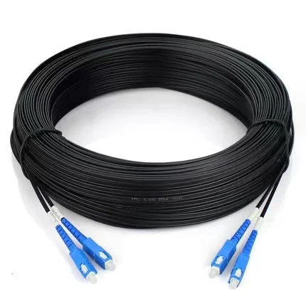 FTTH-Drop-Patch-Cord-with-SC-LC-FC-ST-Connectors-LSZH-PVC-Jacket-High-Flexibility-Customizable-Length