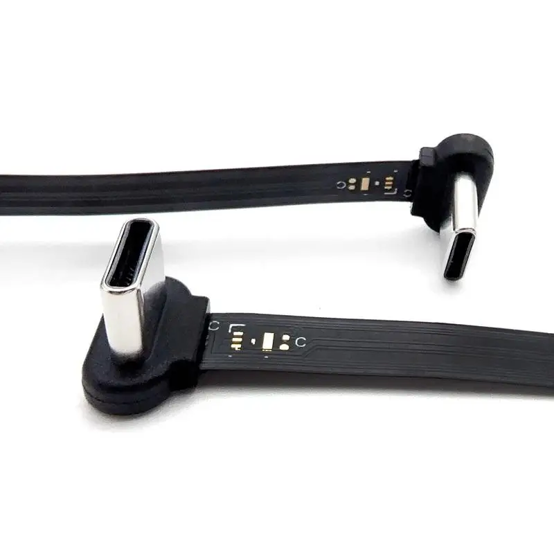 Factory-40G-5A-48V-8K-60Hz-240W-Male-Type-C-FPC-Flexible-Cable-150mm-Full-Function-Flat-USB-C-3.1-FPC-Cable