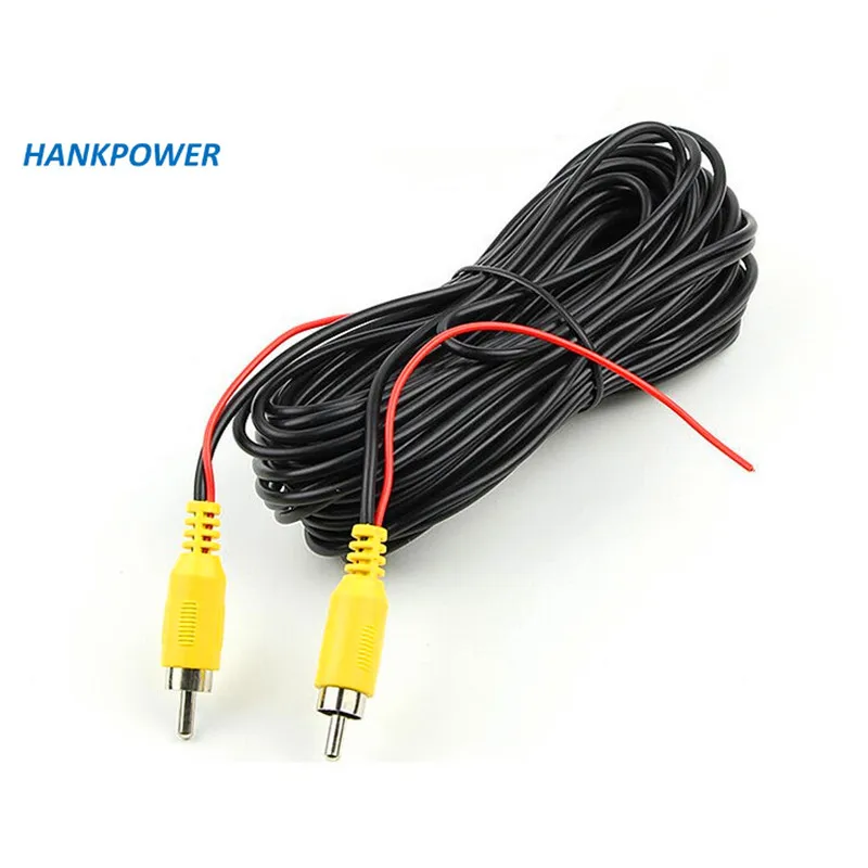 Factory-Backup-Camera-Rear-View-Camera-Copper-3-Cores-RCA-Male-to-Male-Audio-Video-Extension-Cable