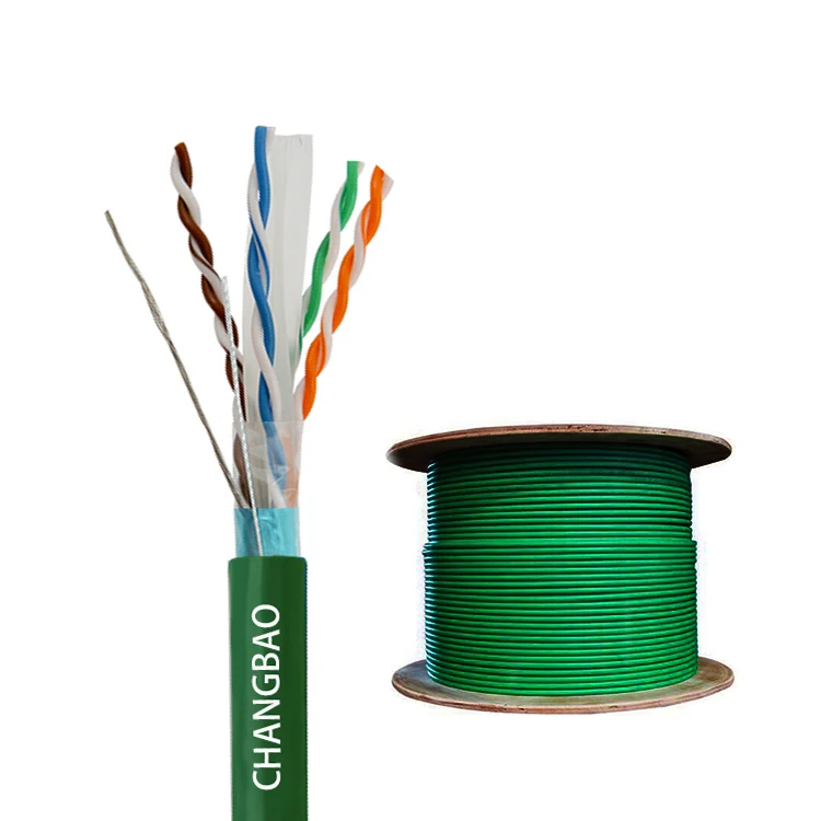 Factory-Cat6-FTP-Shielded-LAN-Cable-4-Pair-23AWG-Solid-Copper-305m-High-Speed-Communication-Cable-Copper-305m