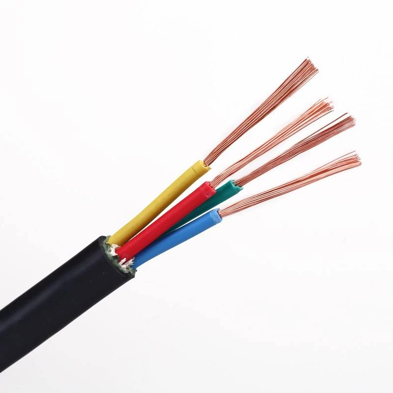 Factory-Control-Cable-ZC-RVV-Pure-Copper-Black-Flexible-Sheath-Two-Core-2.5mm-and-4mm-Specialized-Low-Voltage-Cable