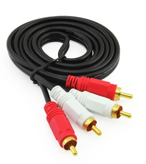 Factory-DV-TV-OFC-RCA-Cable-Male-to-Male-Stereo-2RCA-to-2RCA-Audio-Video-AV-Cable