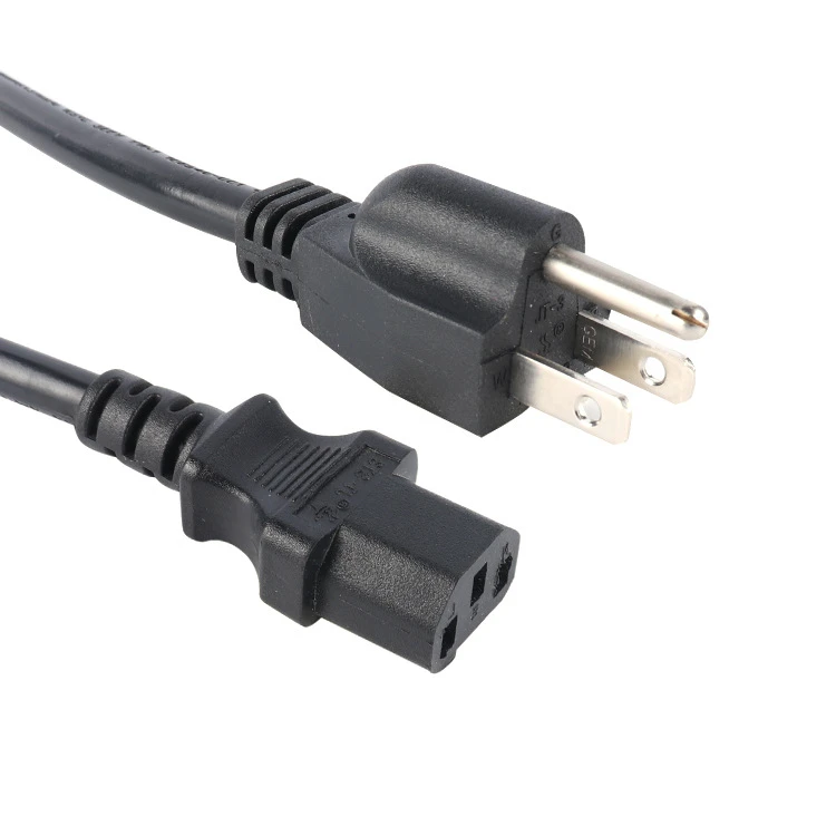 Factory-Direct-Approved-3-Pin-Prong-Plug-Cable-USA-3Pin-10A-13A-15A-AC-Cords-2m-5m-Electric-Lead-IEC-C13-US-Power-Cord-3m-Cable