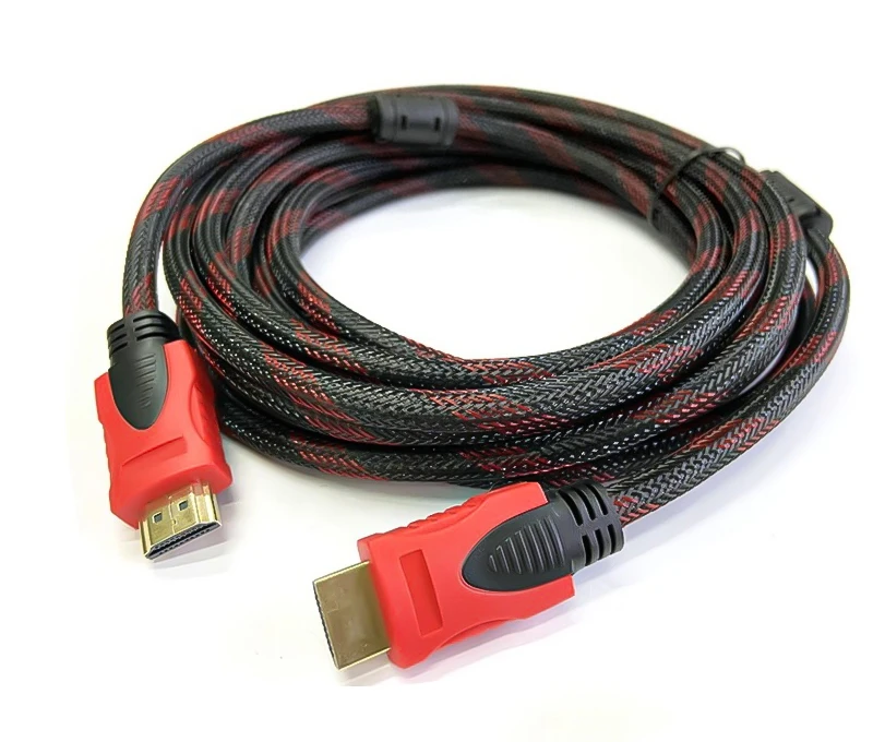 Factory-Direct-Price-High-Performance-Ethernet-Micro1080p-60hz-120hz-HdTv-Hdmi-Cable-4k-1.5M-Black-Red-Braided-Male-to-Male
