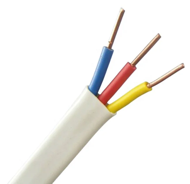 Factory-Direct-Sale-Copper-Conductor-Cable-Wire-BVVB-PVC-House-Wiring-Electrical-Copper-Flat-Flexible-Cable-Electric-Wire