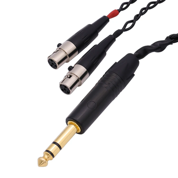 Factory-Made-6.35-mm-Stereo-to-Mini-4-Pin-XLR-Microphone-Cable-Excellent-PVC-Jacket-Combination-Shielding-for-Pro-Audio-Needs
