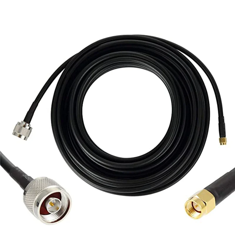 Factory-OEM-50-Coaxial-ALSR240-0.5m-N-Male-to-SMA-Male-Connector-for-Antenna-Communication