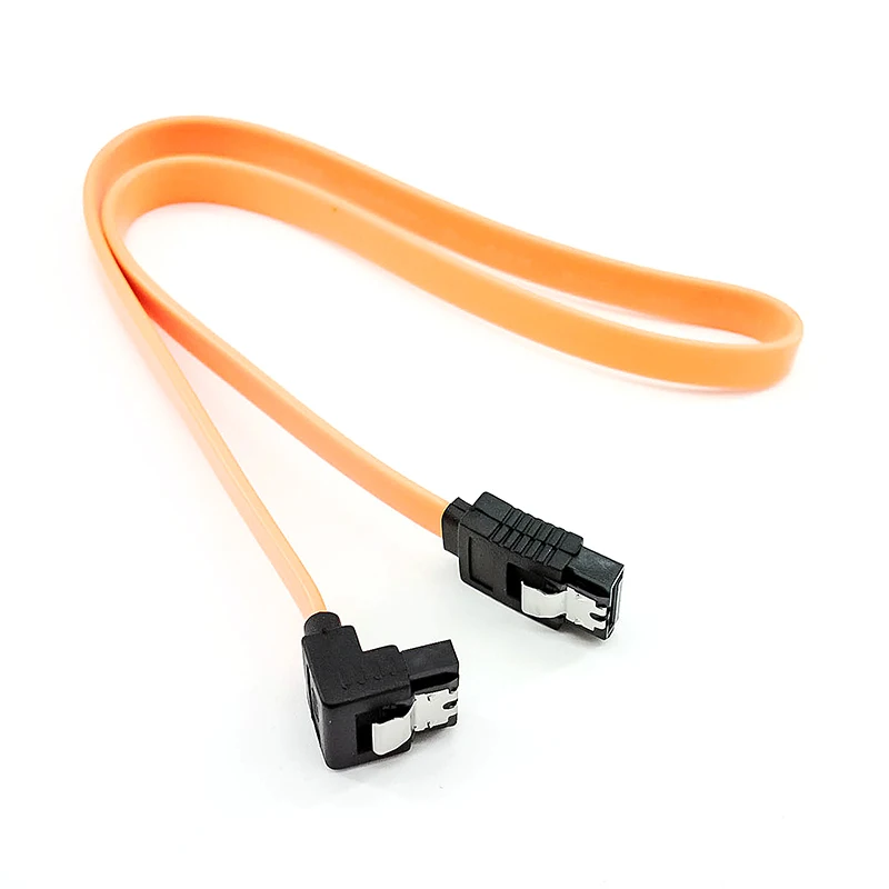 Factory-Price-High-Quality-Manufacturer-Direct-Selling-SATA-2.0-Disk-Data-Cable-Right-Angled-to-Straight-40cm-Serial-Data-Cable