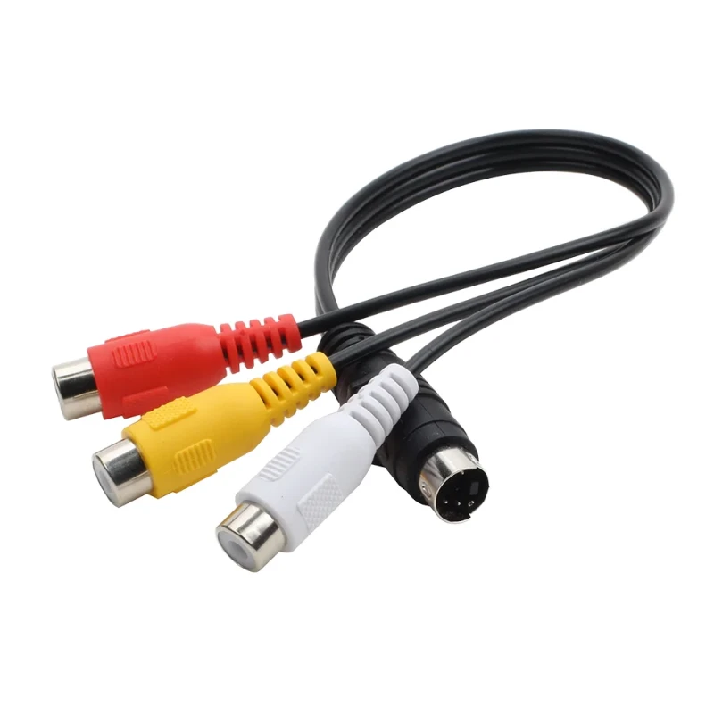 Factory-Prices-New-8-Lines-Germany-AV-Video-Cable-Wire-RCA-Connector-8pin-S-Video-Cable-for-Audio-Monitor