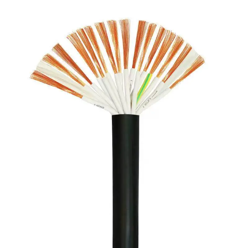 Factory-Stock-KVVR-Flexible-Cable-12-14-16-19-1.0-Mm-Low-voltage-450-750-V-Wiring-Cable-for-Instruments-and-Sensors