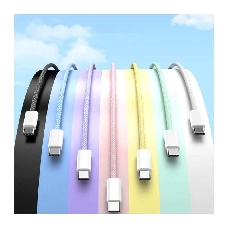 Fast-Charging-Cables-for-Iphone15-Pro-Max-60W-Braided-Charger-Cable-Type-c-to-Type-C