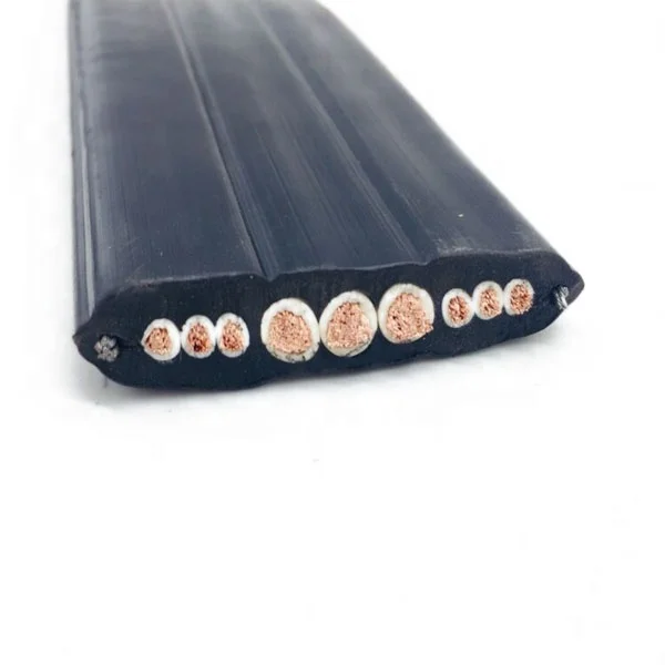 Flat-Cable-With-Steel-Wire-YVFB-J-H05VVD3H6-F-Traveling-Cable-3-66-1.5-for-Elevator