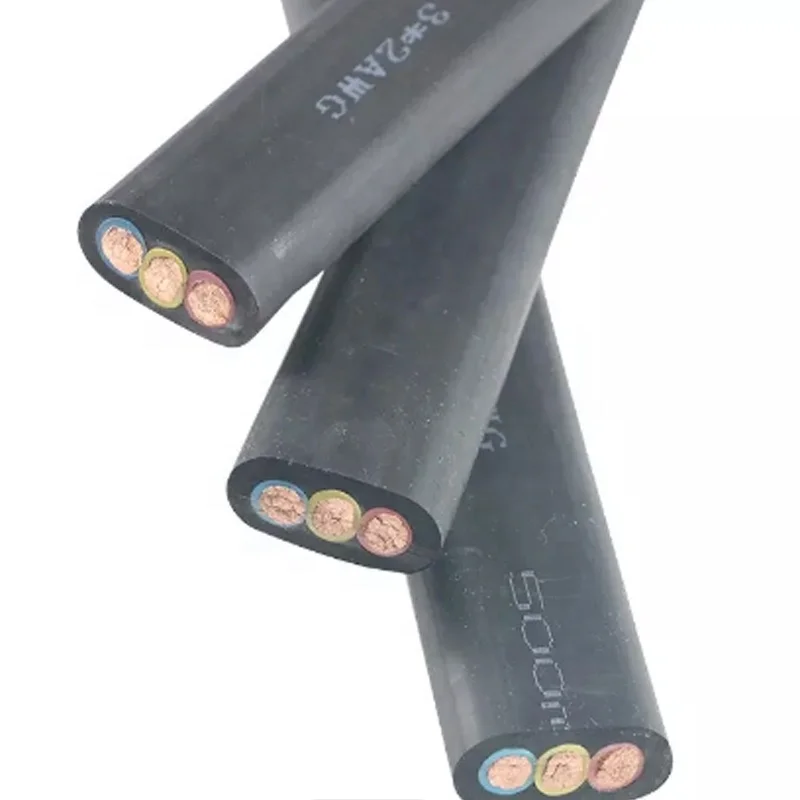 Flat-Electrical-Underwater-NBR-PVC-PE-Rubber-or-Round-Submersible-Pump-Cable