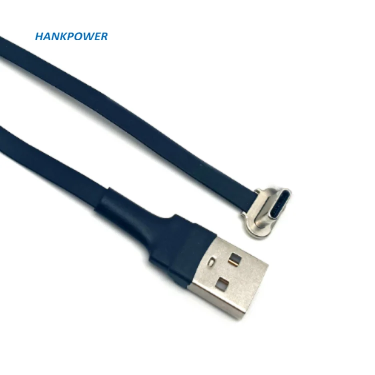 Flat-FPV-Ultra-Thin-Super-Soft-Right-Angle-Type-C-USB-90-Degree-to-USB-A-Male-FPC-Ribbon-Data-Charging-Cable