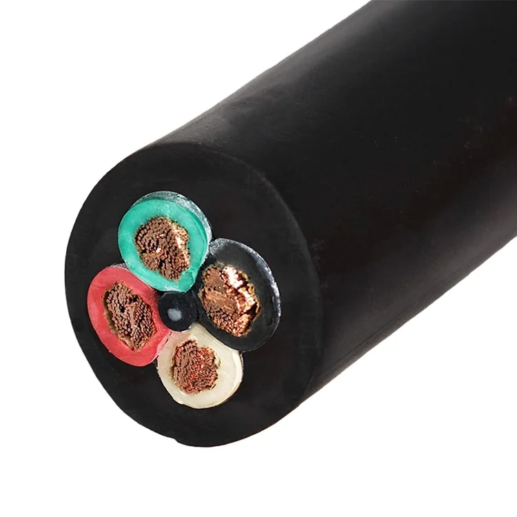 Flexible-3x16-3x14-3x12-3x10-4x10-4x8-AWG-300V-600V-SJOOW-SOW-SOOW-Rubber-Cable-With-UL62-Certification