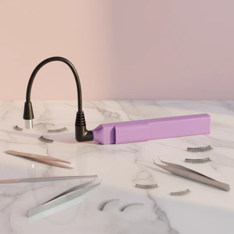 Flexible-Gooseneck-UV-LED-Lash-Lamp-with-Wireless-Foot-Pedal-395-405nm-Fast-Curing-for-Eyelash-Extensions-Salon