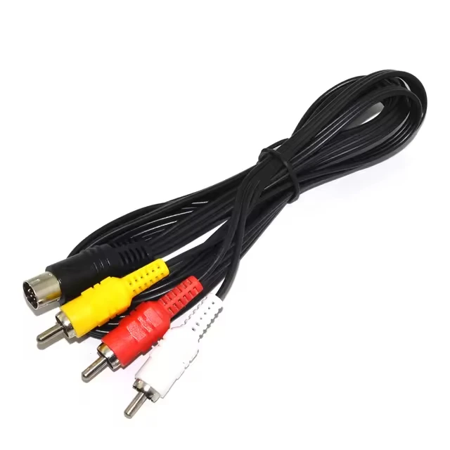 For-Saturn-S-Video-AV-Cable-for-Sega-Saturn-Game-System-S-Video-Cable-Lead-Cord-1.8m