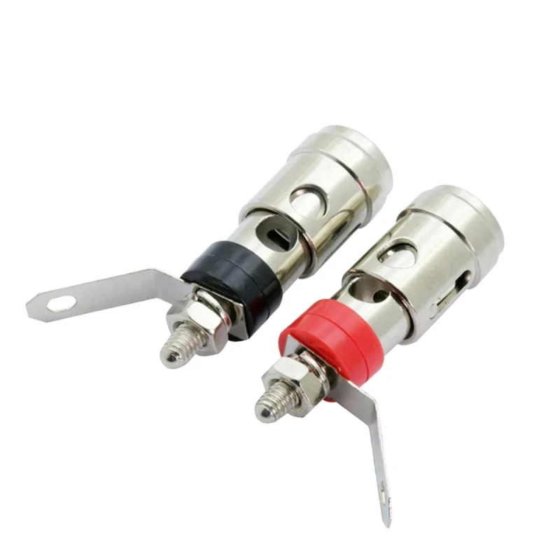 Free-Soldering-Audio-Video-Speaker-Amplifier-Subwoofer-Binding-Post-Connector-Cable-Terminals-Push-Style