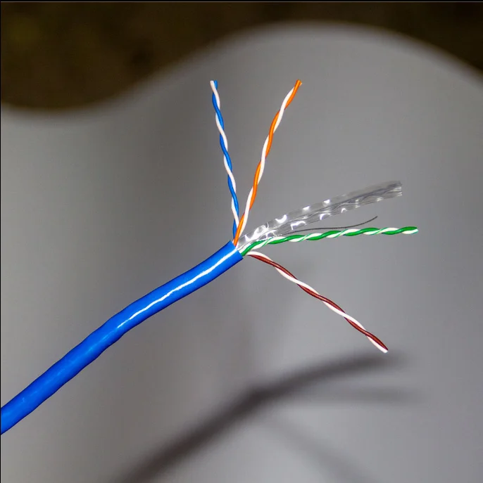 Full-Copper-CAT6-Solid-Conductor-Outdoor-Network-Cable-305m-Waterproof-8-Conductor-24AWG-PE-PVC-Jacket-CMX-Flame-Retardant