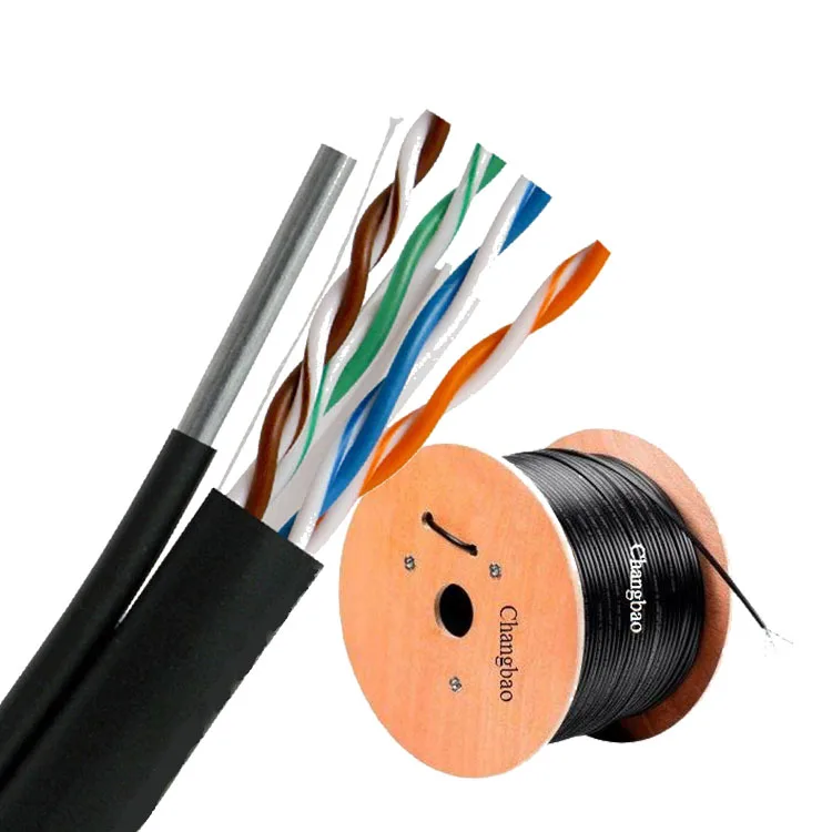 Full-Copper-Cat6-Ethernet-Cable-Direct-Burial-Outdoor-Jelly-Filled-Communication-Cable-Waterproof-Communication-Cable