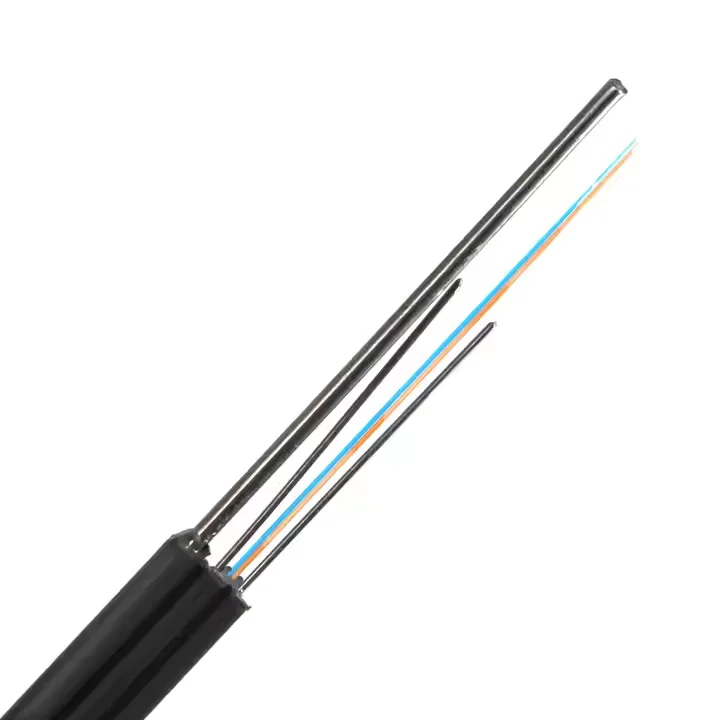 GJYXCH-Outdoor-and-Indoor-FTTH-Drop-Cable-LSZH-PVC-Jacket-Communication-Cable-2-4-6-12-Cores-Fiber-Optic-Cable