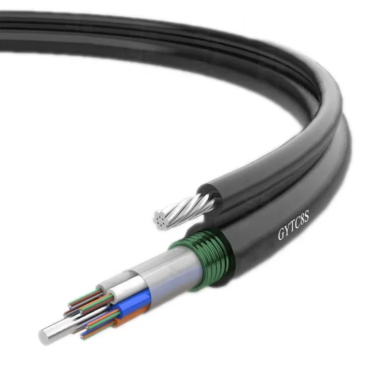 GYTC8S-Optical-Cable-Cost-effective-Long-Distance-FTTH-Drop-Cable-Steel-Tape-Armor-Fig8-12-48-96-Core-Fiber-Communication-Cable