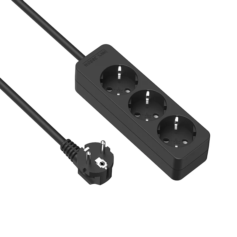 Germany-EU-Schuko-Socket-16A-250V-Power-Socket-1.4M-Cords-Universal-Extension-Socket-Portable-Power-Strip-Surge-Protector